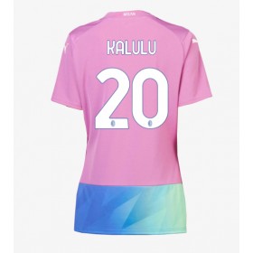 AC Milan Pierre Kalulu #20 Tredje Kläder Dam 2023-24 Kortärmad